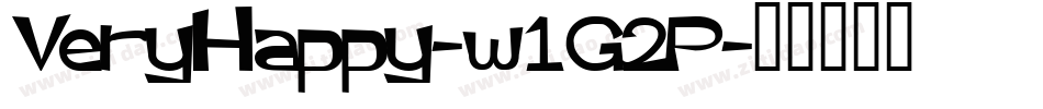 VeryHappy-w1G2P字体转换