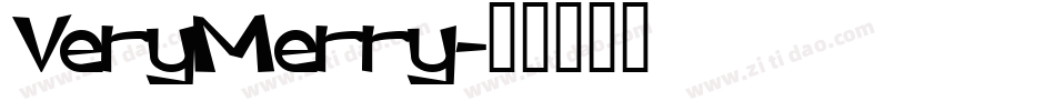 VeryMerry字体转换