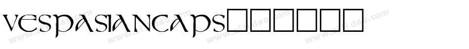 VespasianCaps字体转换