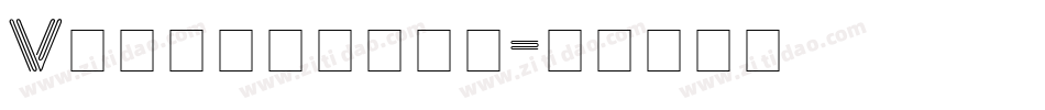 Vibrolator字体转换