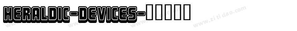 Heraldic-Devices字体转换