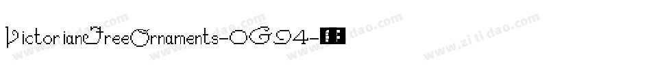 VictorianFreeOrnaments-0G94字体转换