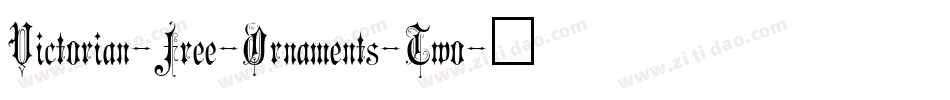 Victorian-Free-Ornaments-Two字体转换