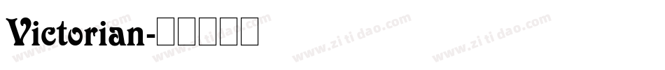 Victorian字体转换