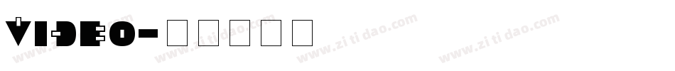 Video字体转换