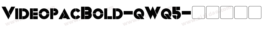 VideopacBold-qWq5字体转换