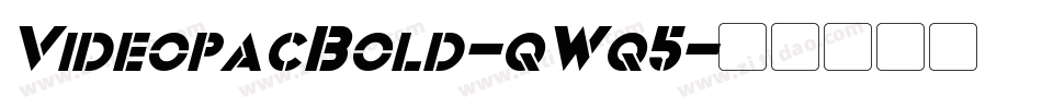 VideopacBold-qWq5字体转换