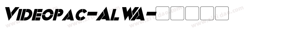 Videopac-AlWA字体转换