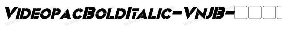 VideopacBoldItalic-VnJB字体转换 VideopacBoldItalic-VnJB字体转换