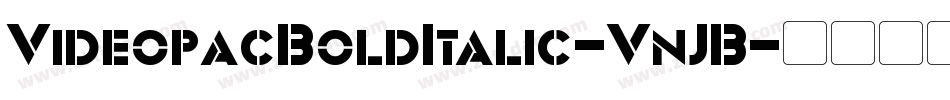 VideopacBoldItalic-VnJB字体转换 VideopacBoldItalic-VnJB字体转换