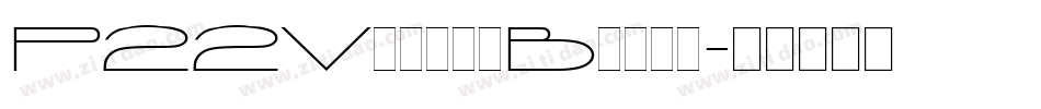 P22ViennaBlack字体转换