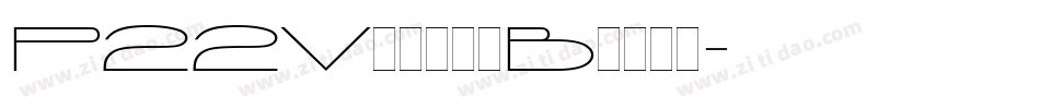 P22ViennaBlack字体转换