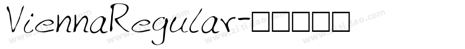 ViennaRegular字体转换