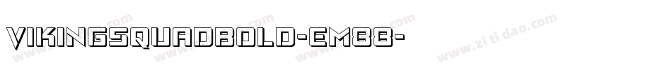 VikingSquadBold-EM88字体转换