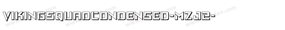 VikingSquadCondensed-mzj2字体转换