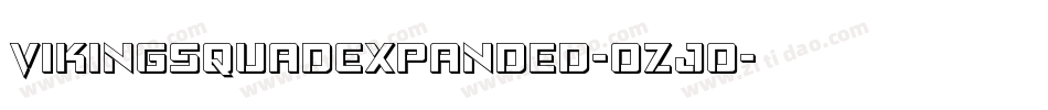 VikingSquadExpanded-ozjo字体转换 VikingSquadExpanded-ozjo字体转换