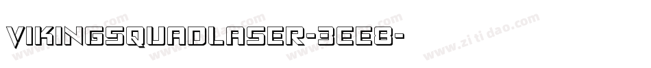 VikingSquadLaser-3Ee8字体转换