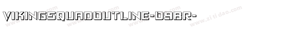 VikingSquadOutline-D9BR字体转换