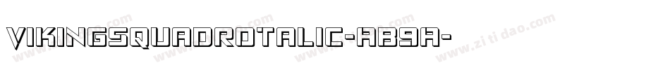 VikingSquadRotalic-AB9A字体转换