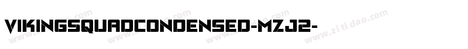 VikingSquadCondensed-mzj2字体转换