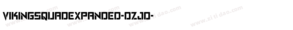 VikingSquadExpanded-ozjo字体转换 VikingSquadExpanded-ozjo字体转换