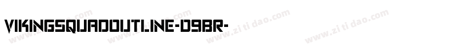 VikingSquadOutline-D9BR字体转换