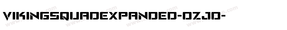 VikingSquadExpanded-ozjo字体转换 VikingSquadExpanded-ozjo字体转换