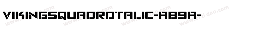 VikingSquadRotalic-AB9A字体转换