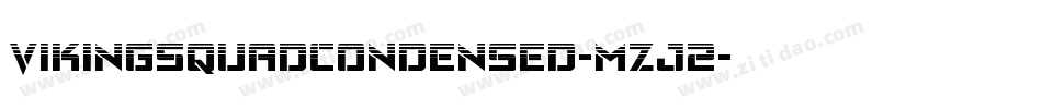 VikingSquadCondensed-mzj2字体转换