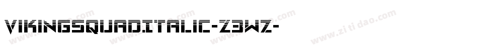 VikingSquadItalic-Z3wz字体转换