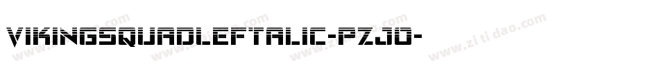 VikingSquadLeftalic-pzjO字体转换