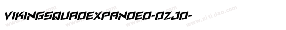 VikingSquadExpanded-ozjo字体转换 VikingSquadExpanded-ozjo字体转换