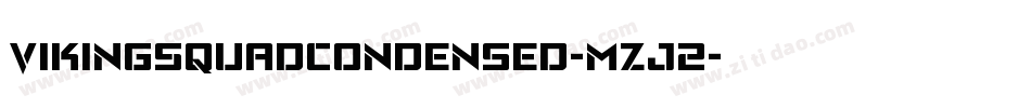 VikingSquadCondensed-mzj2字体转换