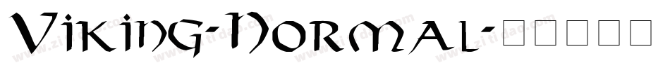 Viking-Normal字体转换