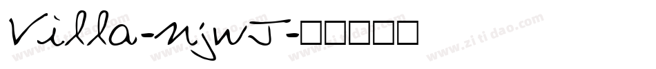 Villa-njwJ字体转换