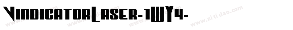 VindicatorLaser-1WY4字体转换
