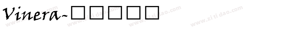 Vinera字体转换