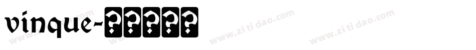 vinque字体转换