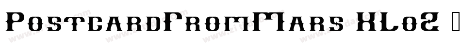 PostcardFromMars-XLoZ字体转换