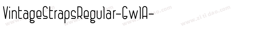 VintageStrapsRegular-GwlA字体转换