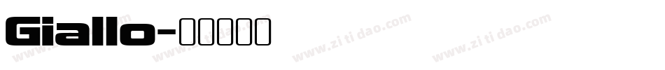 Giallo字体转换