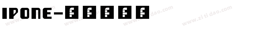 ipone字体转换