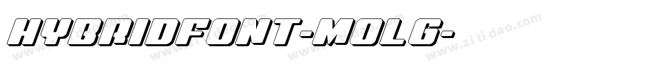 HybridFont-mOlG字体转换