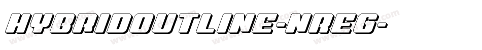 HybridOutline-nREg字体转换