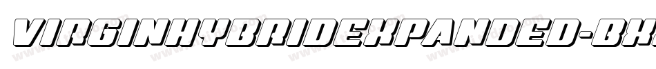 VirginHybridExpanded-BxX5字体转换