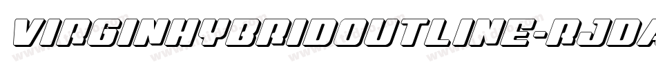 VirginHybridOutline-rjDA字体转换