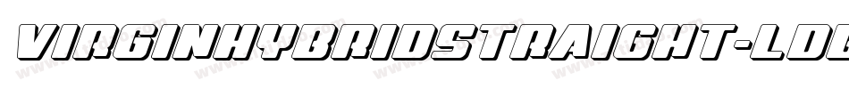 VirginHybridStraight-lDBV字体转换
