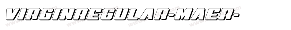 VirginRegular-MAer字体转换