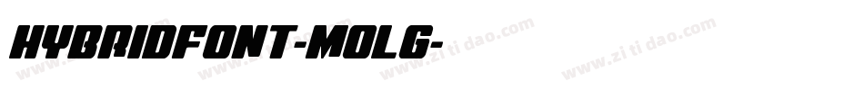 HybridFont-mOlG字体转换
