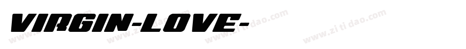 Virgin-Love字体转换